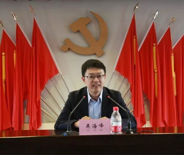市委常委市政府副市长吴海峰深入党建联系点做党课辅导
